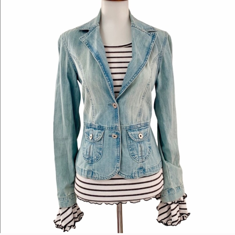 St. John's Bay Denim Blazer Jacket